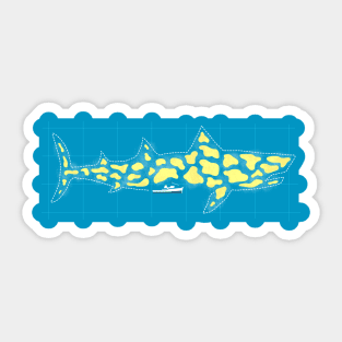 Looking For The Jaguar Shark Sticker